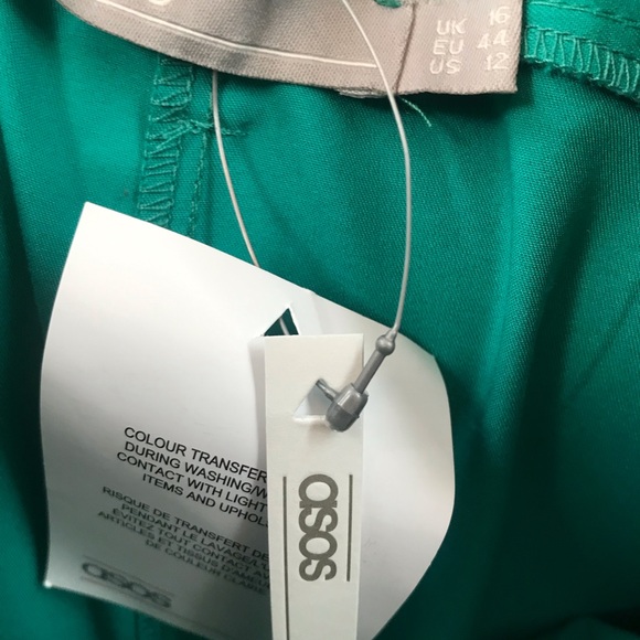 ASOS - High Waisted Cigarette Pants with Tie - Picture 2 of 2